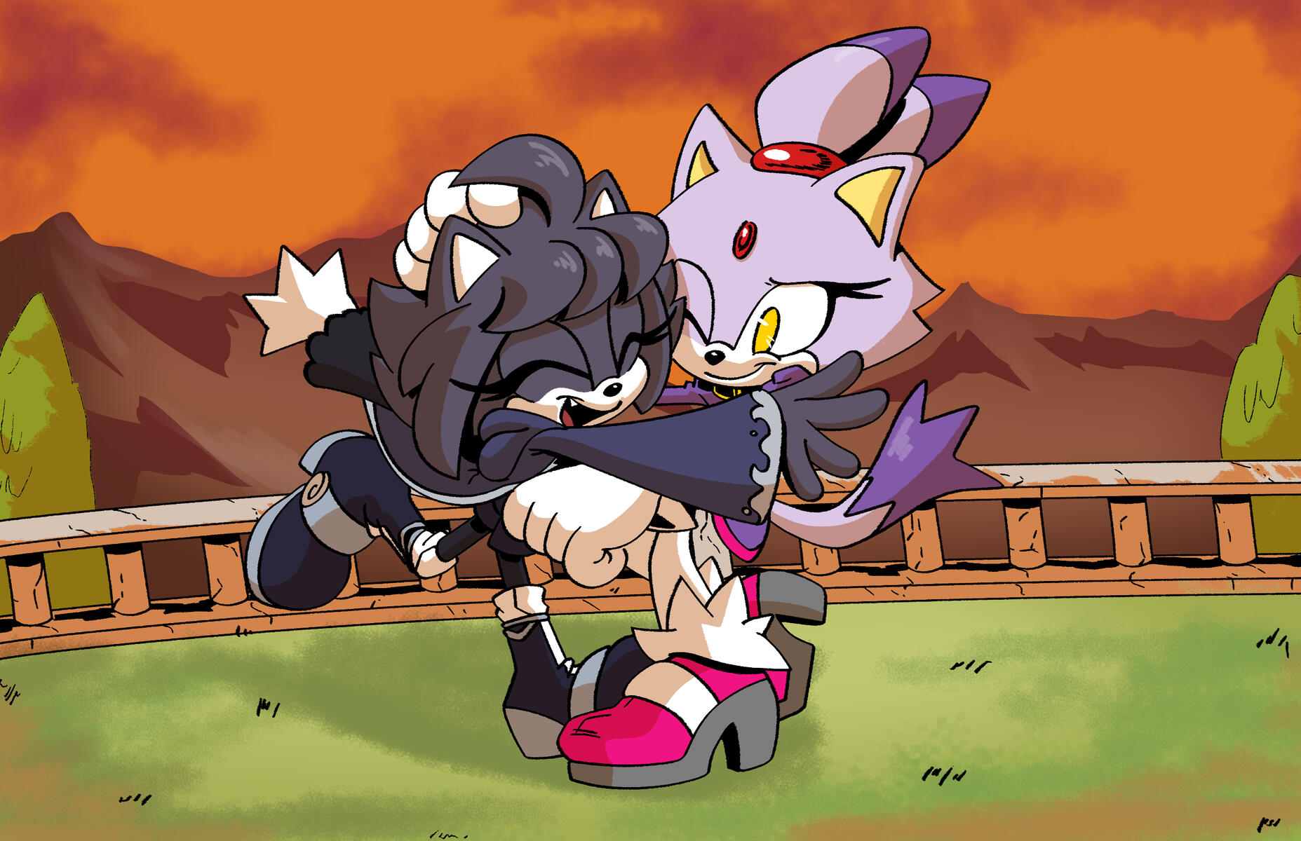 This outfit was actually a gift from Blaze for her birthday.